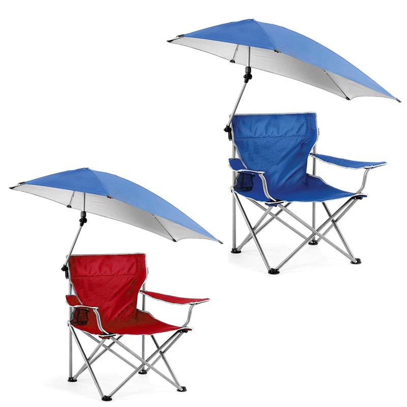 アウトドア チェア パラソル 傘 付き 日除け シェード 折りたたみ 数量限定 いす 傘つき椅子 収納袋 軽量 椅子 バーベキュー キャンプ お花見 ゴルフ 釣り