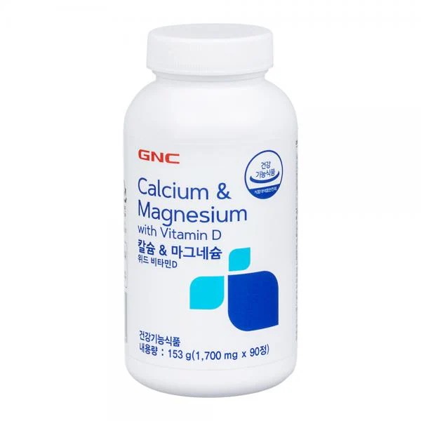 GNC カルシウム&マグネシウム ウィズビタミンD 45日分 GNC 칼슘&마그네슘 위드 비타민 D 45일분