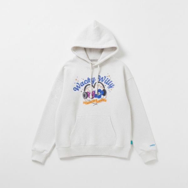 ウーマンズ リリー＆レオ グラフィックフーディ オートミール