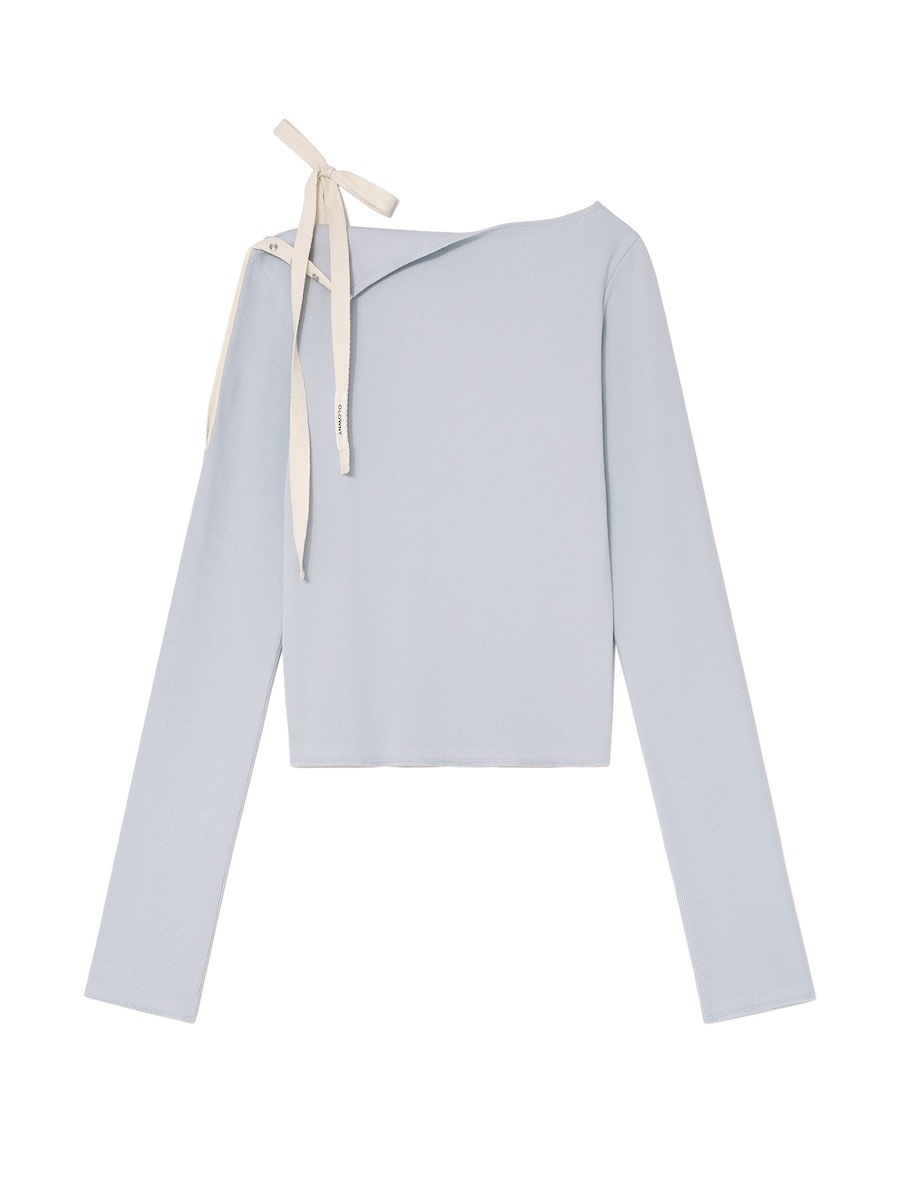 【GLOWNY】 LOUISA LONG SLEEVE : BABY BLUE