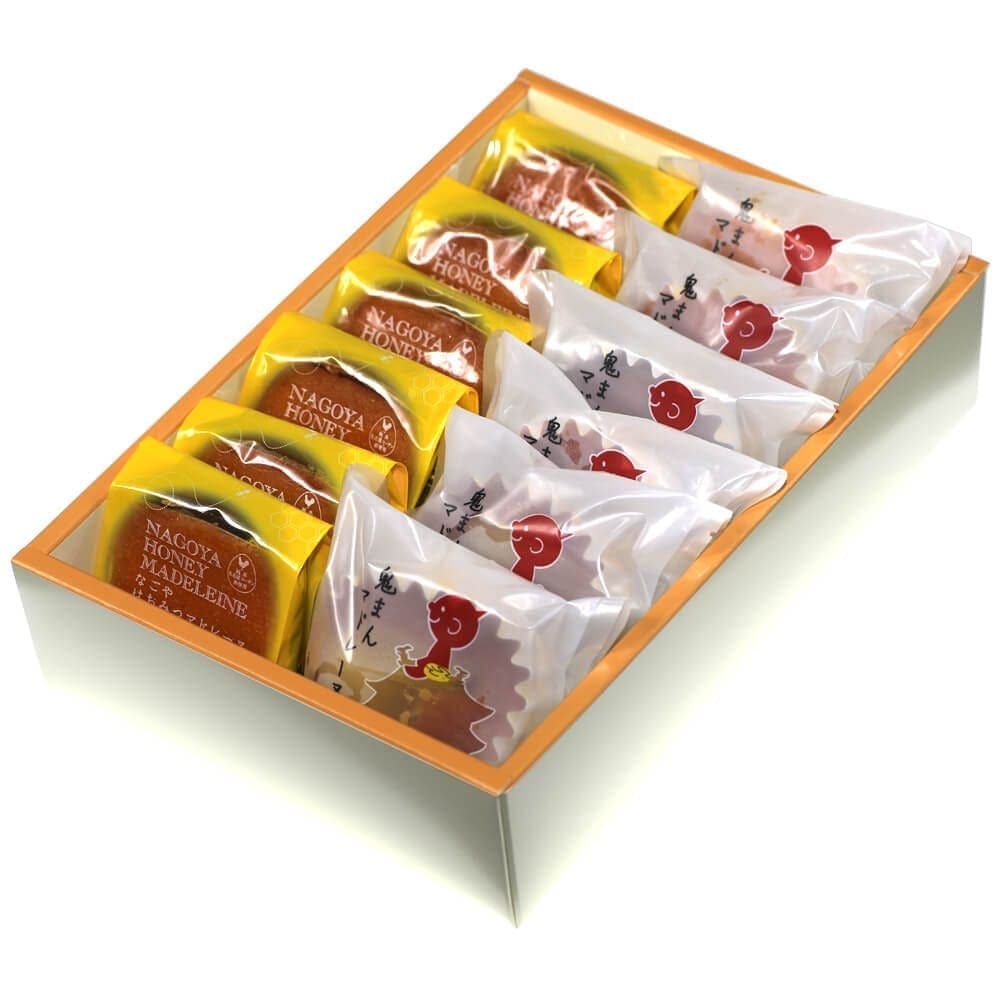 【うさマートギフトオリジナル】名古屋土産 鬼まんマドレーヌはちみつマドレーヌセット