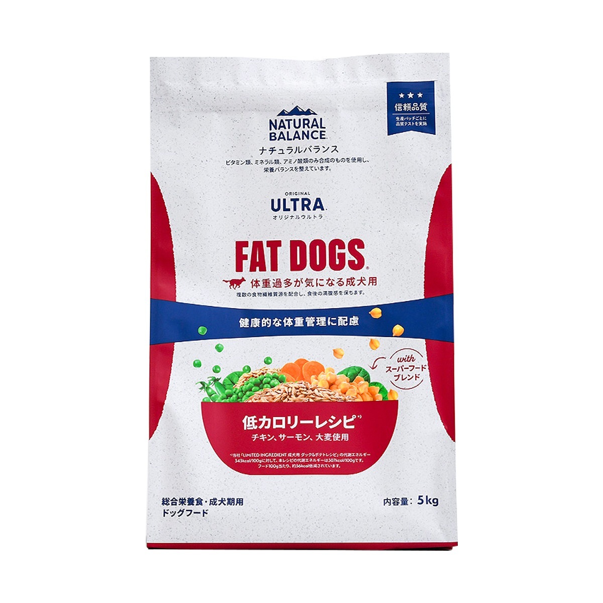 オリジナルウルトラ 成犬用 チキン&サーモン 低カロリー 5kg