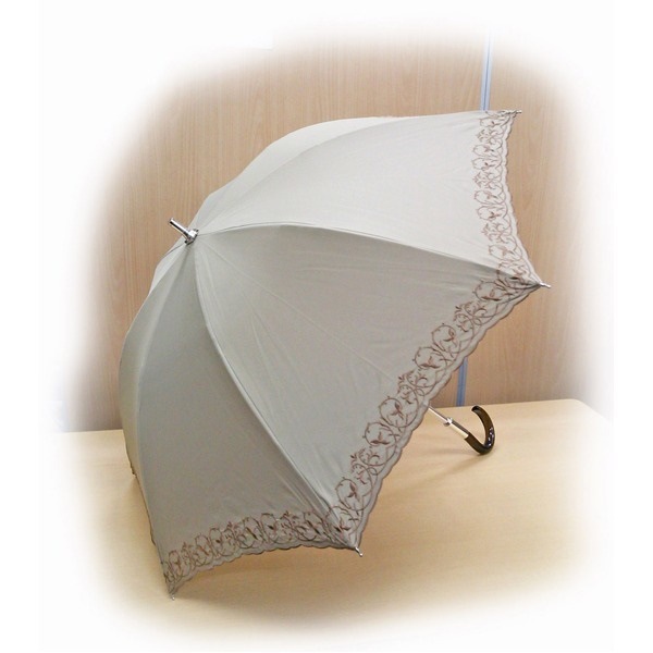 テイジン ナノフロント使用 遮熱パラソル（晴雨兼用傘） ベージュ