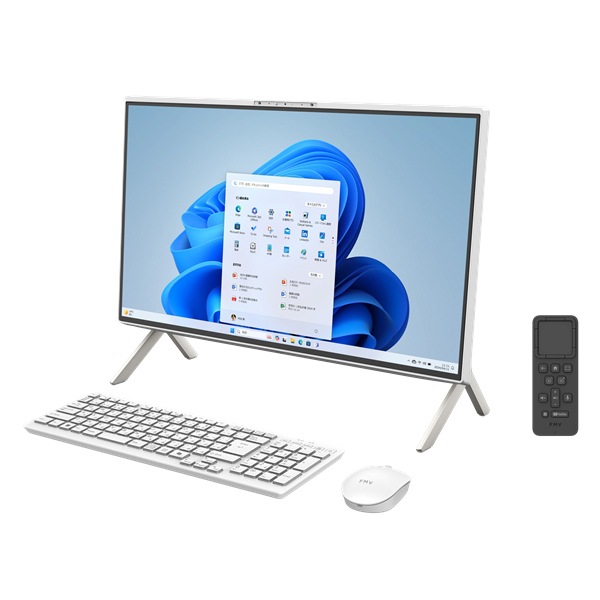 FMVF55K1WA FMV F55-K1 ホワイト SSD512GB / Win11Home64 / Office Home & Business 2024 / 23.8型 デスクトップパソコン