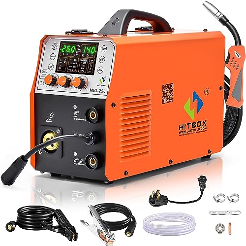 HITBOX MIG 溶接機 100v 半自動 溶接機 200A 100V