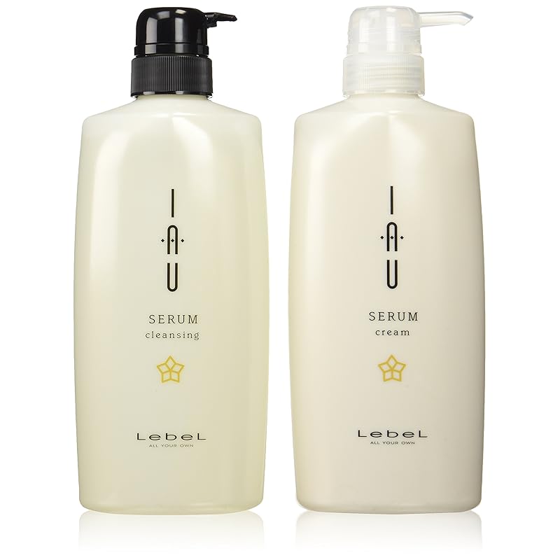 ルベル イオ セラム クレンジング シャンプー 600mL & クリーム トリートメント 600mL セット Lebel iau SERUM