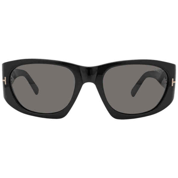 サングラス Tom FordCyrille Grey Geometric Mens Sunglasses FT0987 01A 53 FT0987 01A 53