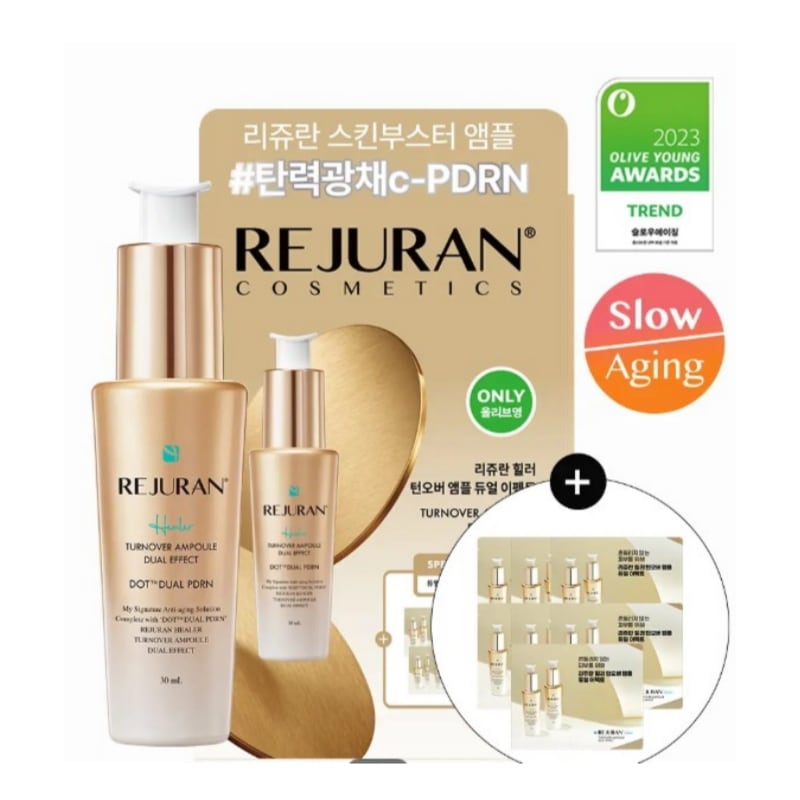 [オリーブヤング企画]ターンオーバーアンプルデュアルエフェクト, 30ml(+アンプル 7ml)/PDRN 韓国コスメ 韓国スキンケア ヒルトン オーバー ア