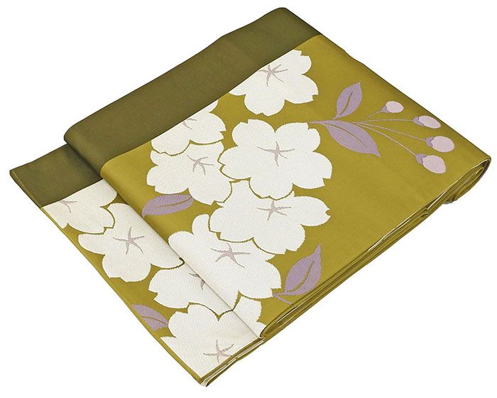 袋帯 未着用超美品 辻村寿三郎 ジュサブロー 桜模様 未使用 新古品 パーティー g4056