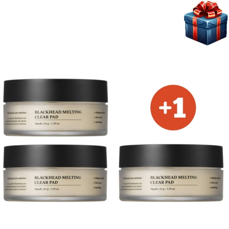 [1等鼻パック2+1] ブラックヘッド メルティング クリアパッド 30枚X3個 韓国コスメ 韓国コスメ 水分保湿 鎮静 栄養 ツヤ ハリ 毛穴ケア トーンアップ ブラックホワイトヘッド 皮脂 低刺激