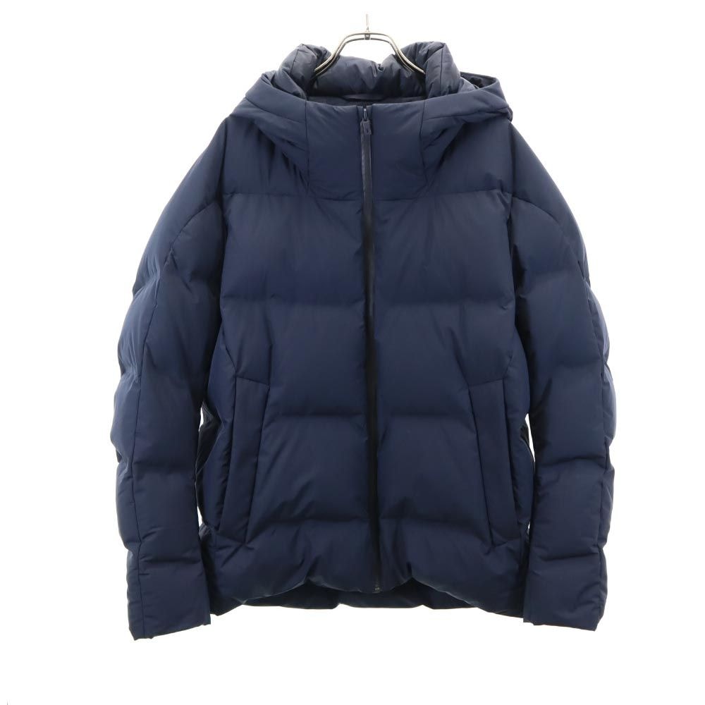 シームレス ダウンジャケット XL ネイビー メンズ