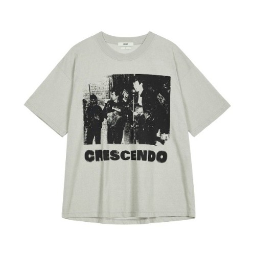 [DEINET] CRESCENDO GRAPHICS T-SHIRT (GREY)