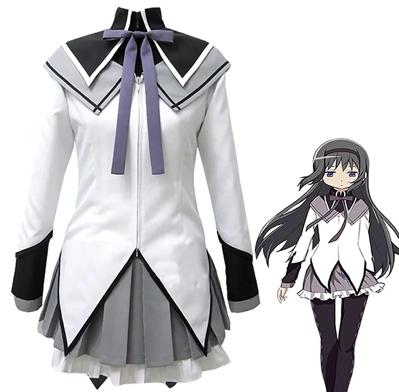 暁美ほむら 開戦服 コスプレ 衣装 魔法少女 まどかマギカ あけみほむら コスチューム