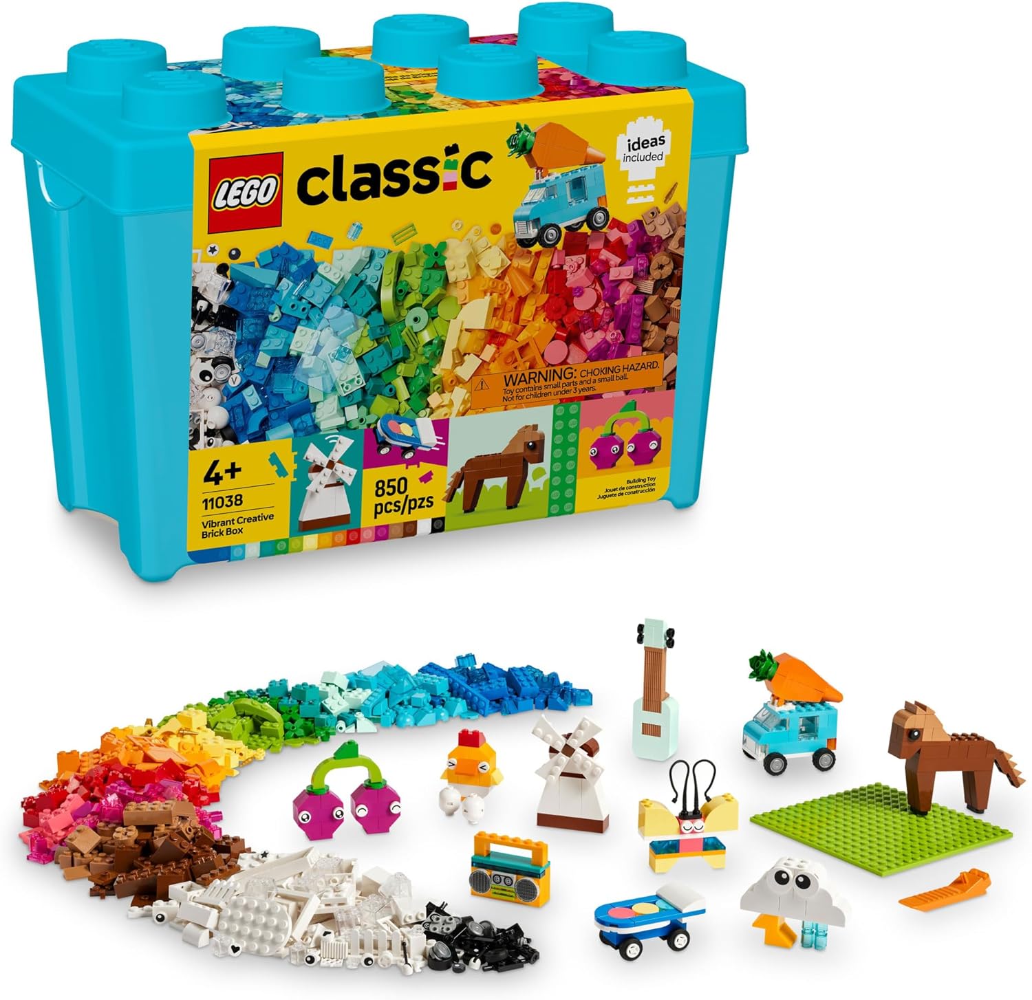 レゴ LEGO クラシック 鮮やかなクリエイティブ ブリックボックス 11038 学習おもちゃ ごっこ遊び 幼稚園のおもちゃ クリスマス プレゼント
