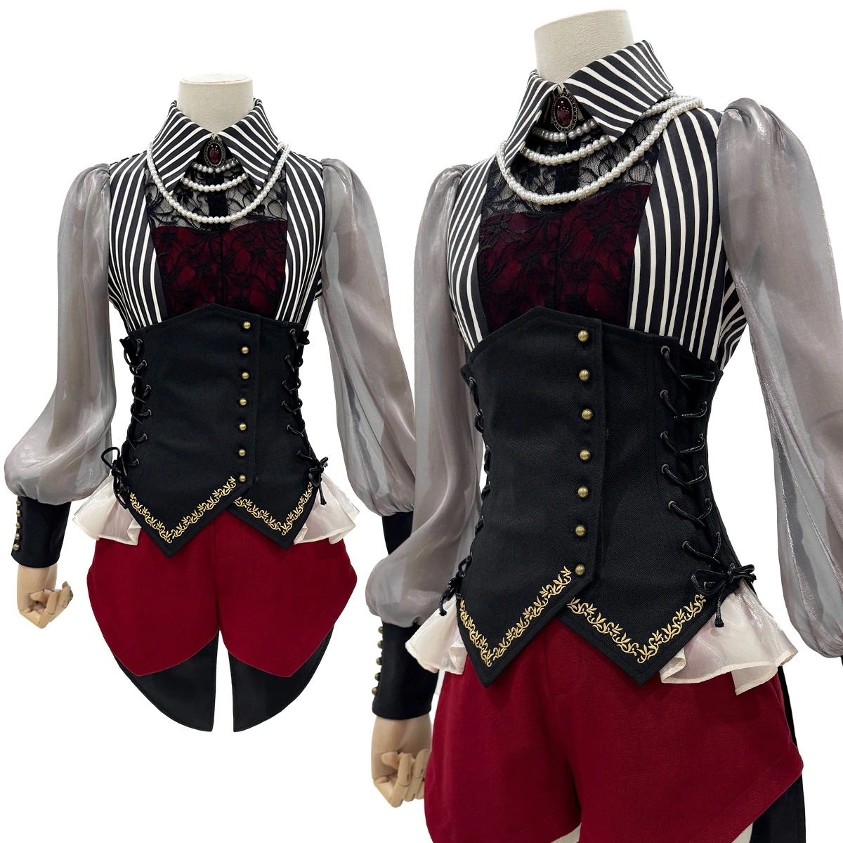 [2026 新作]HOLOUNCOSER Ave Mujica 祐天寺若麦 コスプレ ステージ衣装 アモーリス Amoris フルセット C服 仮装 ハロウィン アニメ