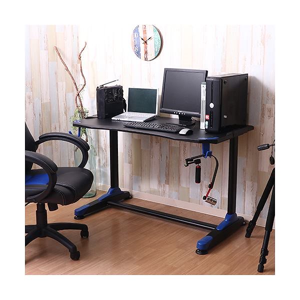 ゲーミング デスク GAMING DESK XeNO（ゼノ） イージー01 BLUE 幅120奥行65cm
