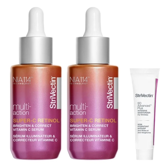 スーパーC レチノール ビタミンC セラム 30mlx2 + SD アドバンスド リンクル クリーム プラス 10ml 11,165円