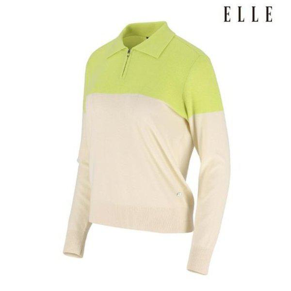 セーブゾーン01 女性カラーブロック ハーフジップ モックネック セーター 6J63401 220 (45014068) 9,658円