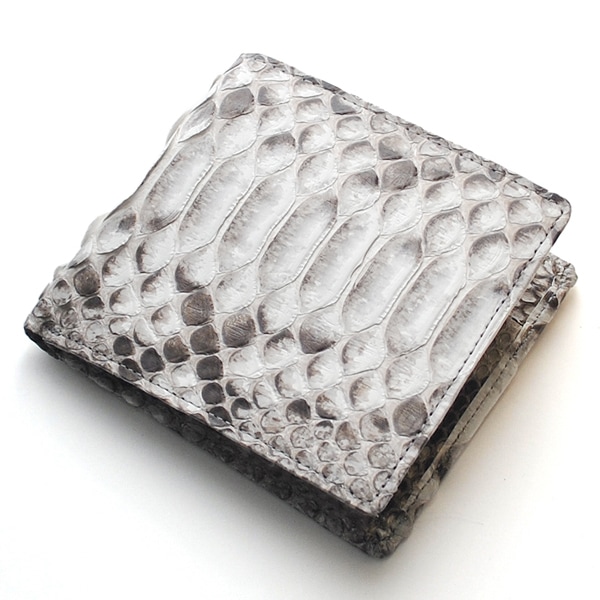 ■新品　送料込み■本パイソンバックカット　無双モデル　日本製　ショートウォレット 新規OPEN】【期間限定】日本製！本パイソン錦蛇無双！バックカット