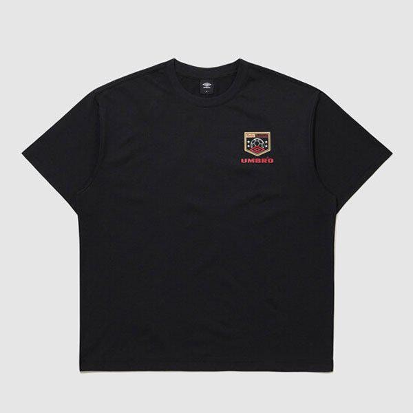 フットボールムードフレッシュ半袖Tシャツ UR121CRS12 BLACK