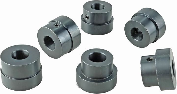 KF5020 ビーズローラーフランジダイセット 6ダイ付き 1/16インチ1/8インチ1/4インチのダイが含まれ22mm 0.866インチ(ブラック)