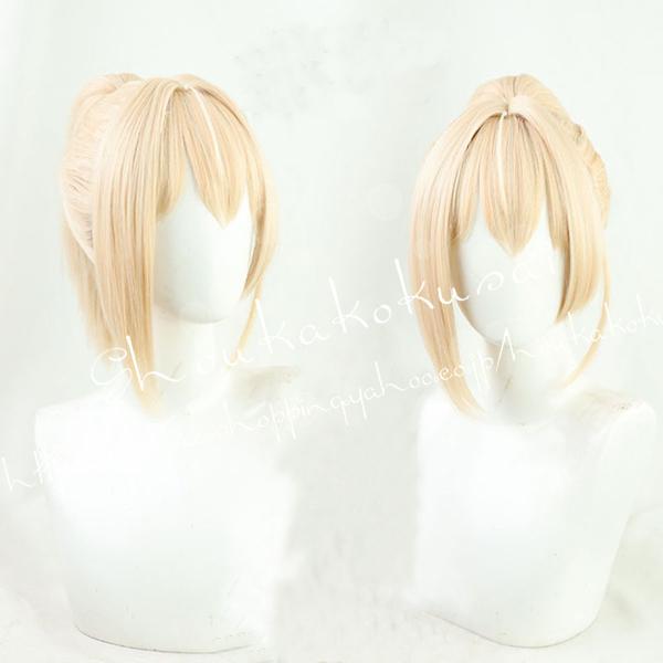 コスプレウィッグ バーチャルライバー 風YouTuber VTuber ホロライブ風真いろは WIG 耐熱 cosplay 仮装 変装 コスチューム-304