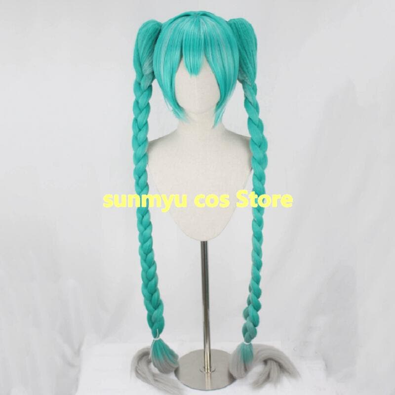 ボーカロイド　初音ミク 髪の長い雪姫様 コスプレウィッグ