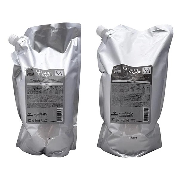 土日祝日出荷 ミルボン グランドリンケージ エクスフィーク メロウリュクス シャンプー 1800ml 詰替え用 & トリートメント 1800g 詰替え用 セット