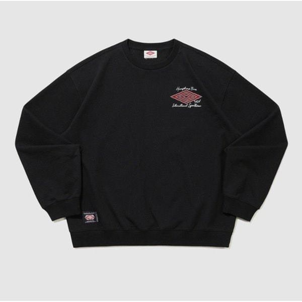 HBLブリットカジュアルクラフトマンツーマンB1 UR111CFS22 BLK0 MGR0