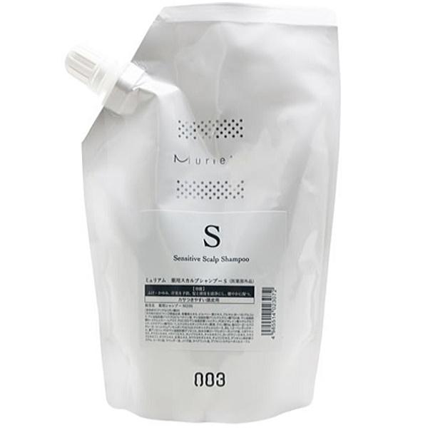【3個セット】ナンバースリー ミュリアム クリスタル 薬用スカルプシャンプー S 500ml 詰替え用 医薬部外品