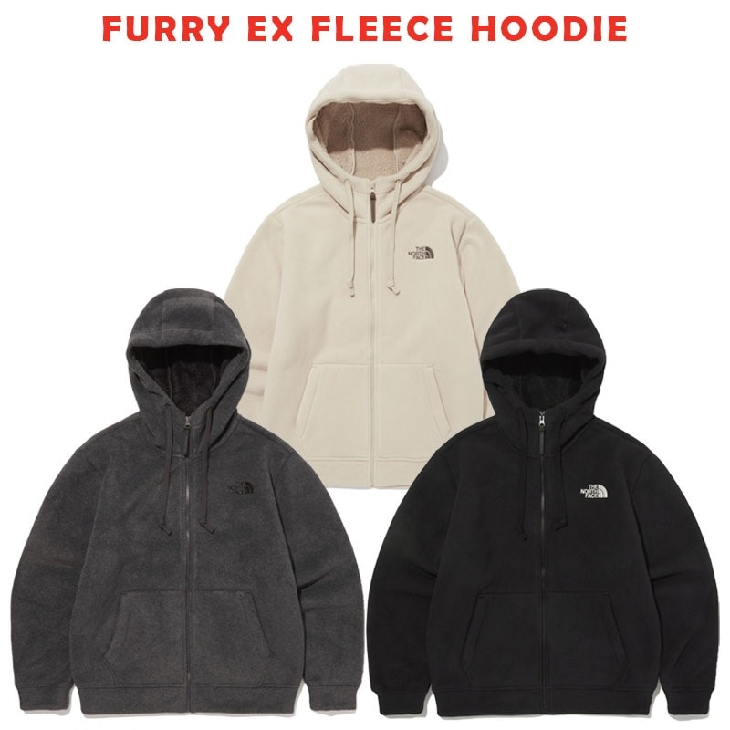 MEGA SALE 韓国正規品保証 関税負担なし NJ4FQ51A MS FURRY EX FLEECE HOODIE デイリー 基本 着装 男子 女子 人気 韓国 ファッション 男女共用 アウトドア