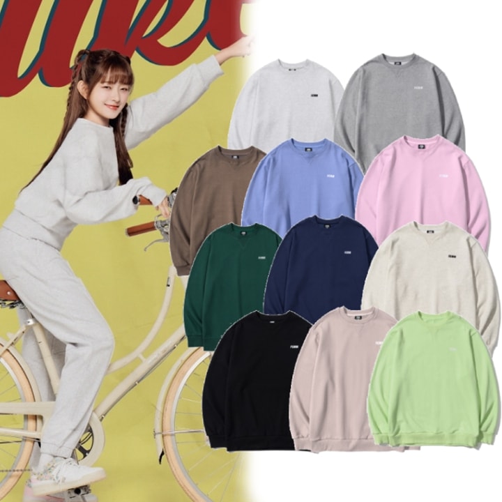 [IVE Rei 着用]クラブチーム クラシック クルーネック スウェットシャツ_11color