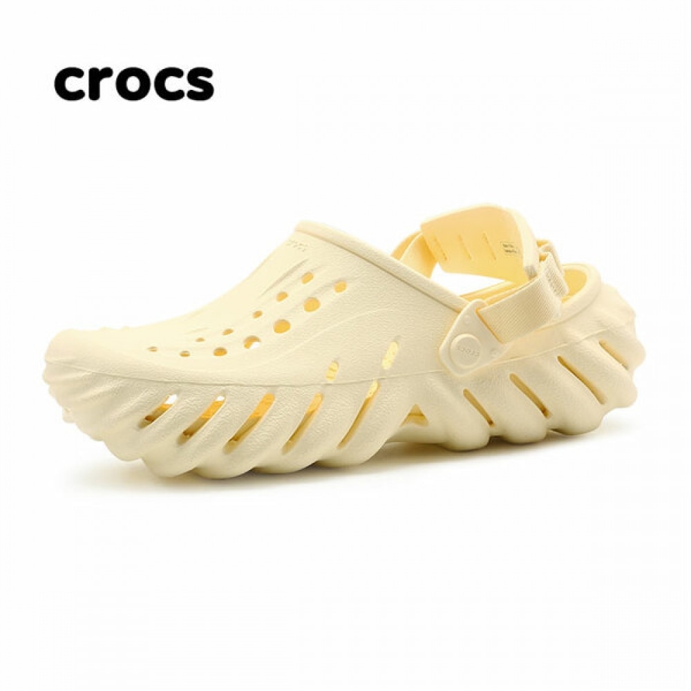 Crocs エコクロッグバタークリームサンダルアクアシューズ