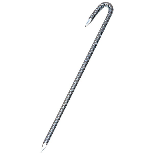 学校体育器具 グランドロープ杭W23 シルバー G1592 6,300円