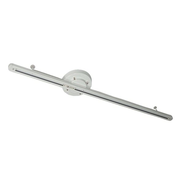 簡易取り付け式スライドダクトレール アイボリー 幅102.5×奥行き18.5×高さ8cm SRP-504IV