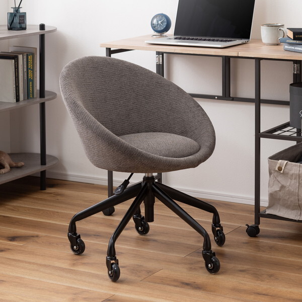 MYS-701GYB グレーブラウン デスクチェア メーカー直送