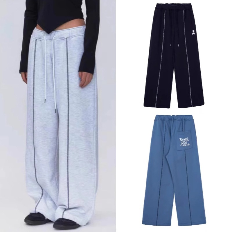 チノパン レストアンドレクリエーション LOGO COTTON PANTS パンツ レディース メンズ