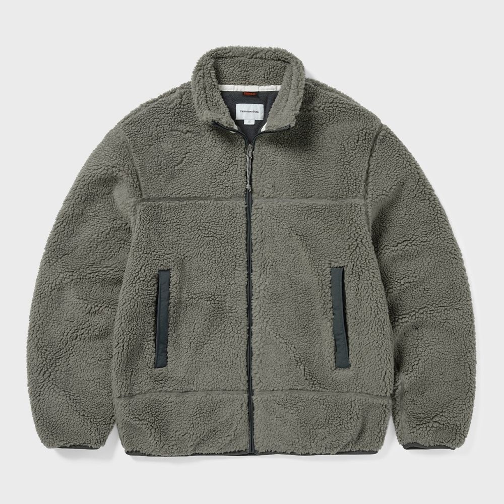 ディス・イズ・ネヴァー・ザット T シェルパフリースジャケットグレー