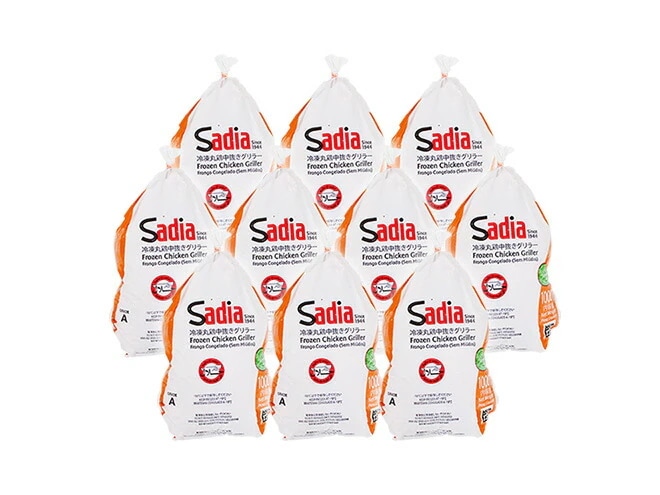 =中抜き グリラー（丸鶏）= 約1000gx10袋 ブラジル産