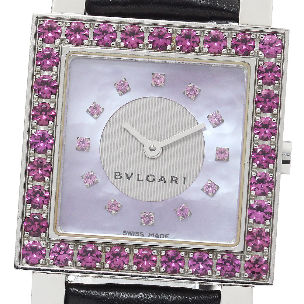 ブルガリ BVLGARI SQ27SLD クアドラード ガーネットベゼル 12P クォーツ レディース _889648【中古】 80,850円