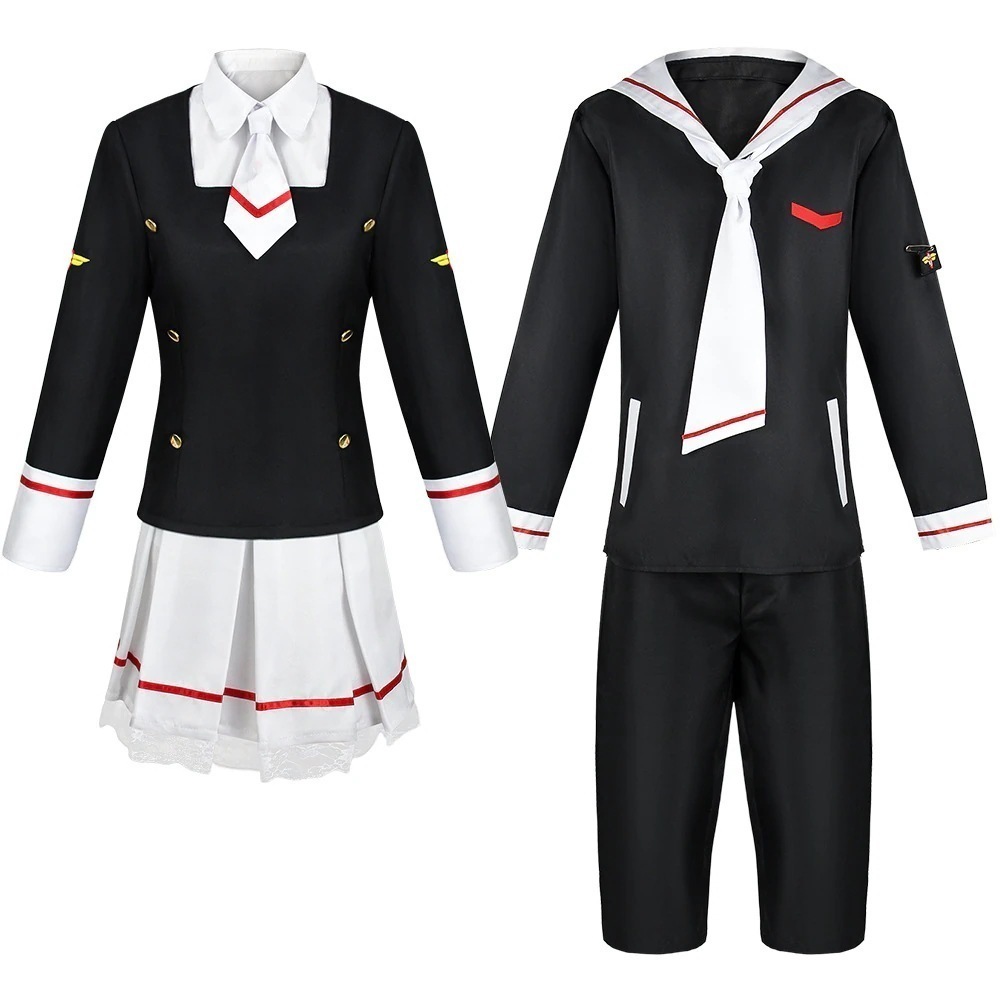 【迅速な出荷】魔法カード少女桜服jkセーラー服アニメ衣装制服百変小桜コスプレ舞台衣装