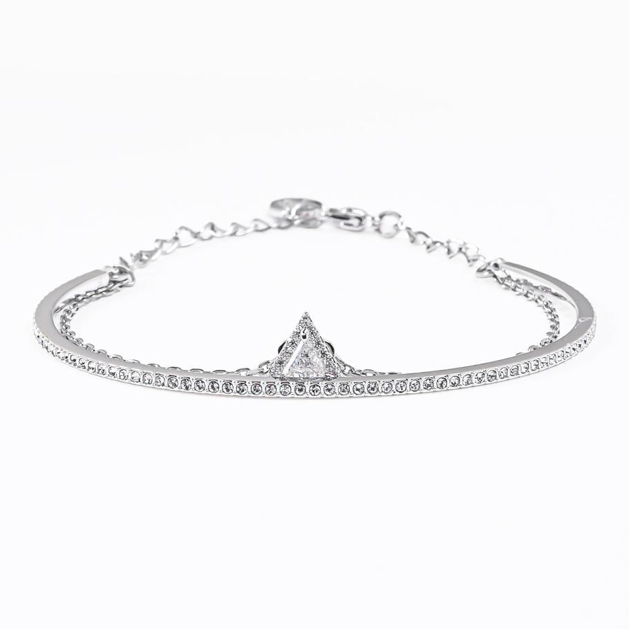 ブレスレット Ortyx トライアングルカット バングル シルバー 5643731