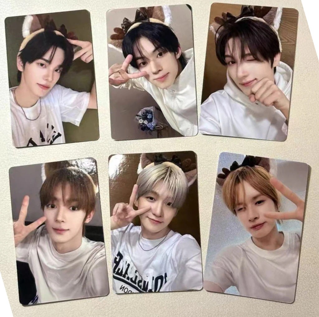 公式品　tws mini4 play hard AR COMPACT Ver 一直娯 yzy　lucky draw 　全員６枚セット