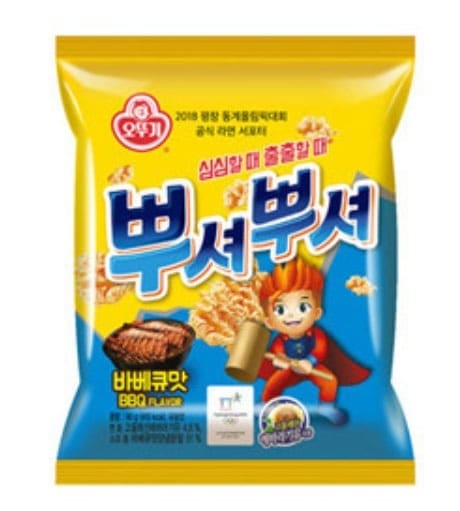 プショプショ 90g x 24個 :バーベキュー味 一番人気のある味