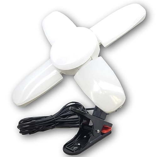 60W LED電球付屋内用クリップランプ スーパールミネX60CL SLX-60CL