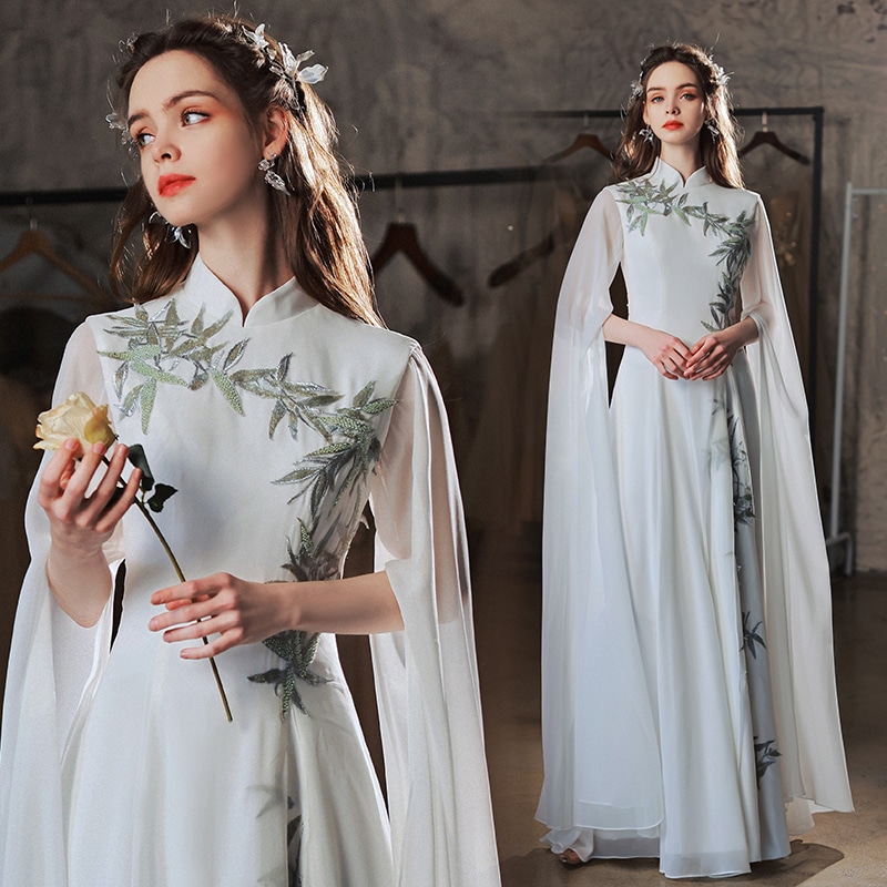 韓国ファッション ウェディングドレスタキシード 二次会 花嫁 海外挙式 お呼ばれドレス フォト 披露宴演奏会用ドレス 発表会 中国風刺繍ドレス
