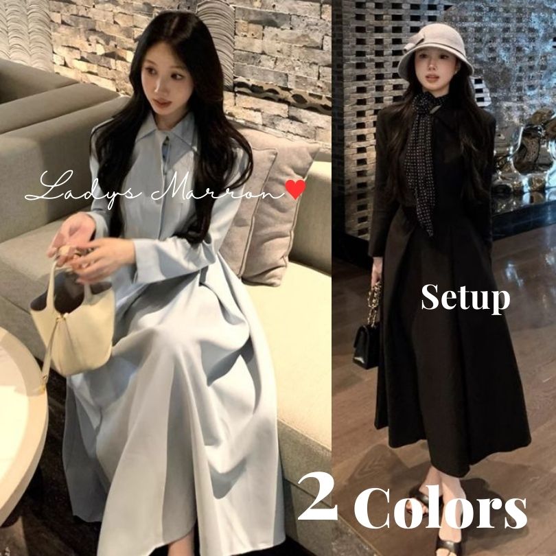 6月の新製品15日間のみ セットアップ レディース きれいめ 個性的 かわいい 七五三 ママ 母親 同窓会 成人式 二次会 卒業式 ロングスカート セレモニー ガーリー ハイウエスト ツーピース 上下