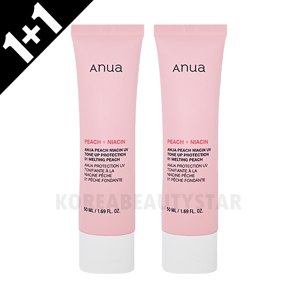 [1+1]桃ナイアシンUVトーンアッププロテクション, 50ml*2個