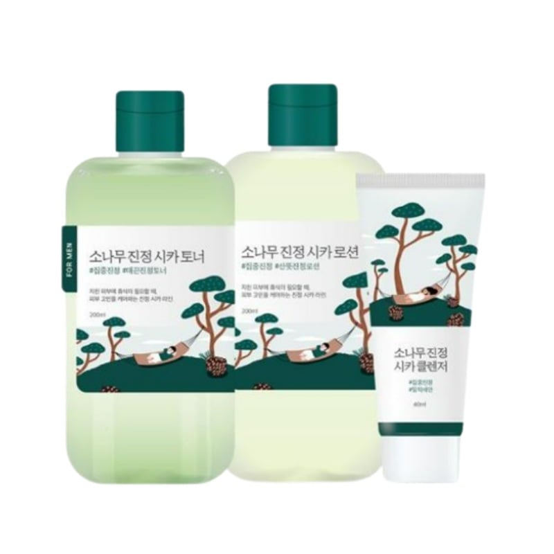 フォーマン 松の木 鎮静 化粧水/ローション 2種セット (+クレンザー 40ml 付け)