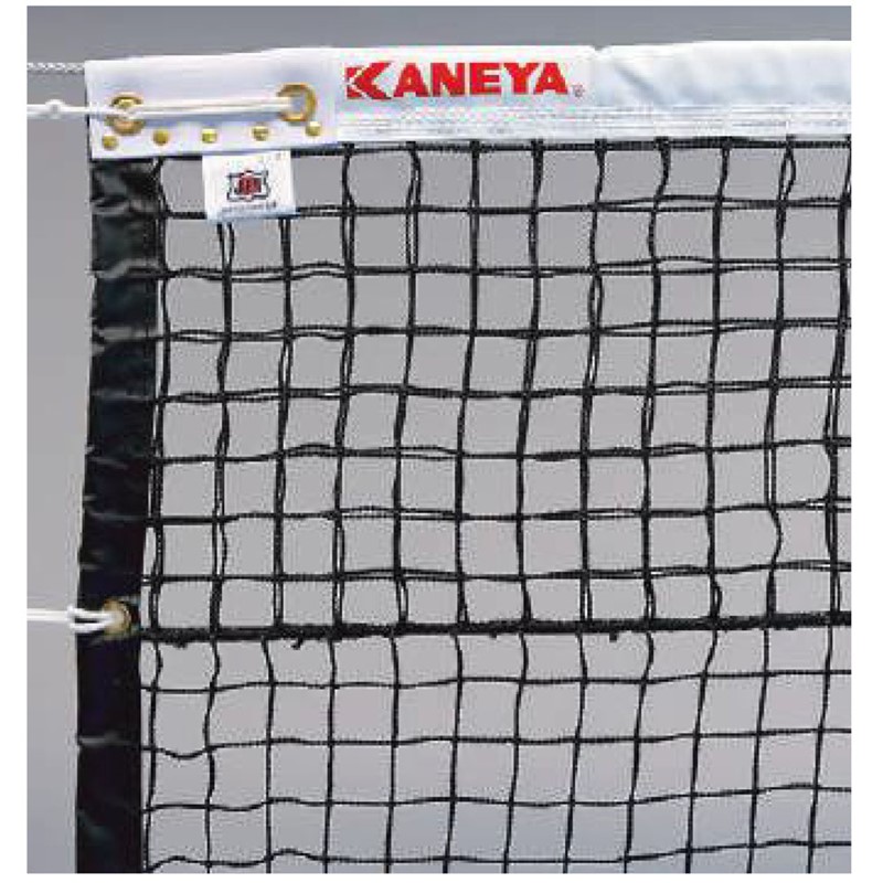 カネヤ(kaneya) コウシキテニスネット PE60W クロ テニスネット (k1207）